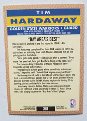 1992-93 Fleer – Pro Vision Tim Hardaway #251 Golden State Warriors