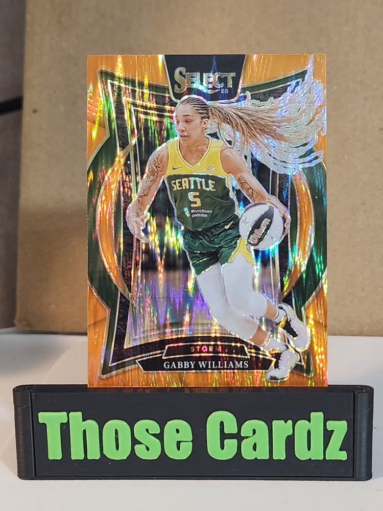 2025 Select WNBA Orange Flash Prizm #27 Gabby Williams