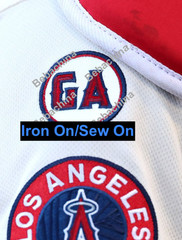Garret Anderson GA Memorial Patch Los Angeles Angels Mike Trout Jersey Patch