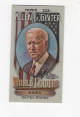 2021 TOPPS ALLEN & GINTER CHROME MINI WORLD LEADERS AUNG SAN SUU KYI MYANMAR