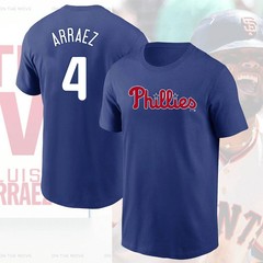 NEW – Luis Arraez #4 Philadelphia Phillies 2026 Player Name & Number Fan Apparel
