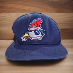 MLB Cap Baseballism x Major League movie Indians Collection Navy Snap Back