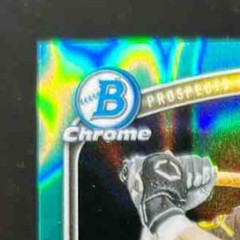Ryan Wideman 2025 Bowman Draft Chrome Prospect Auto Aqua Lava Refractor /199