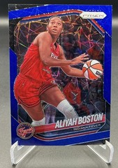 2025 Prizm WNBA – Aliyah Boston #75 Blue Velocity – Indiana Fever