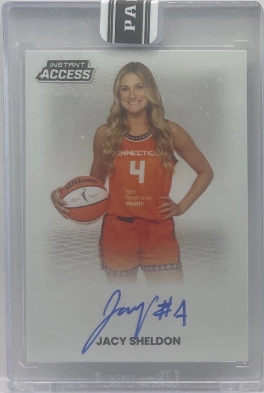 Jacy Sheldon 2025 Panini Instant WNBA Instant Access On-Card Auto #23/30 SEALED