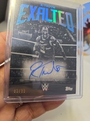 2025 Topps Exalted WWE R-Truth Black And White Acetate Teal Paralell Auto /99