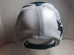 San Jose Sharks Old Time Hockey NHL Snapback Hat Teal Black White
