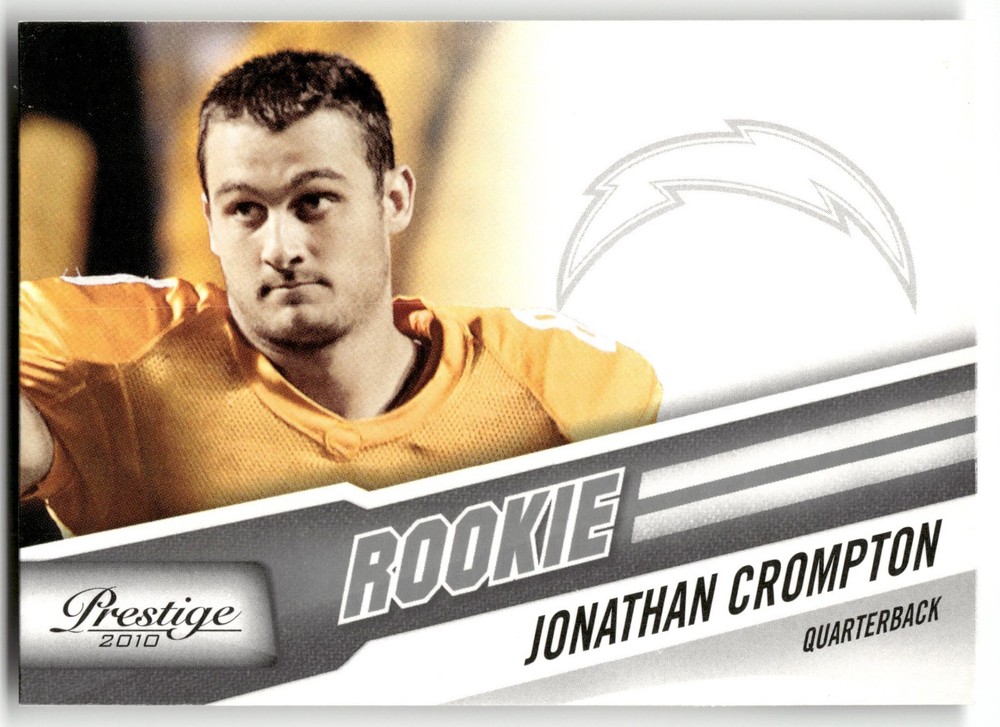 2010 Panini Prestige Rookie #262 JONATHAN CROMPTON – CHARGERS RC-BUY3 GET 1