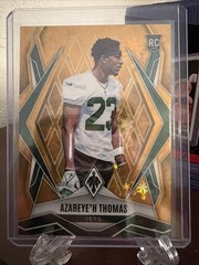 2025 Panini Phoenix Rookie #212 GOLD /10 Azareye&rsquo;h Thomas NY Jets