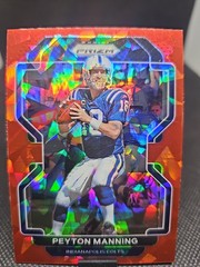 Peyton Manning 2021 Panini Prizm Red Cracked Ice Prizm #30 – Colts SP