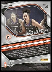 Bria Hartley 2025 Panini Prizm WNBA #86 Ice Prizm Connecticut Sun NM/MT