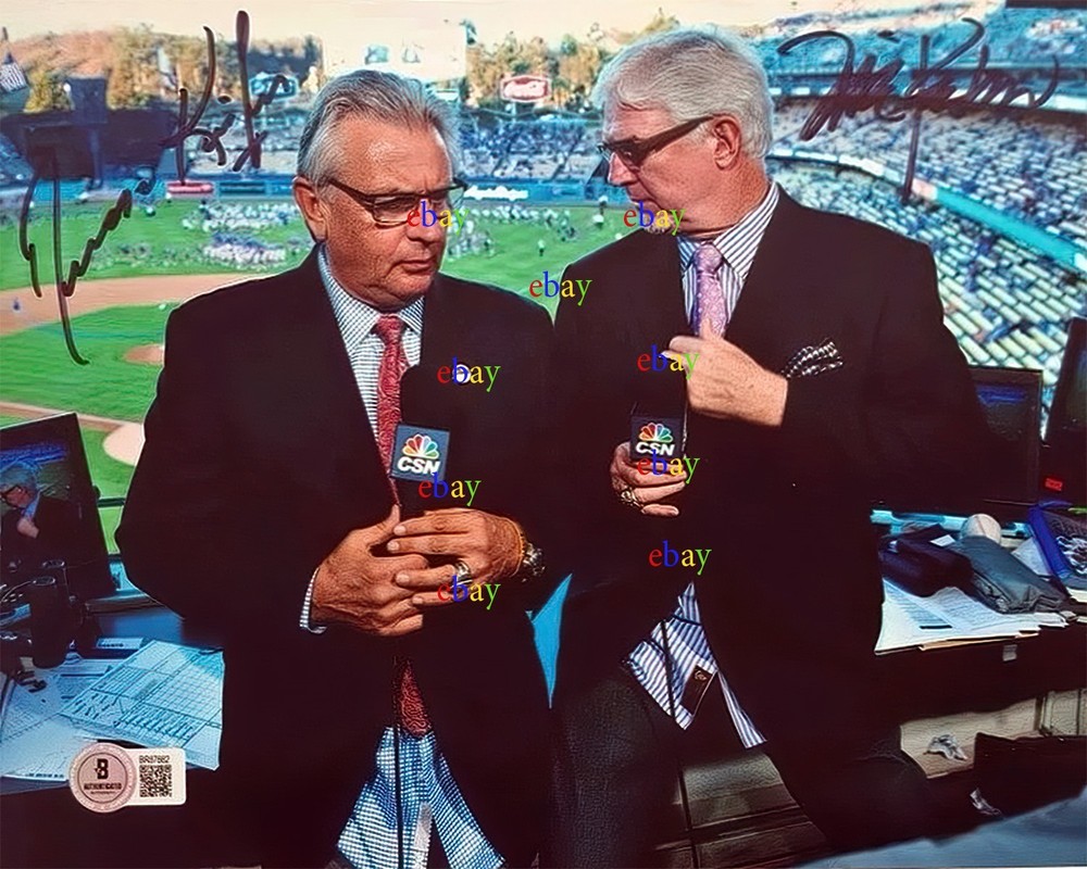 Duane Kuiper And Mike Krukow Signed Autographed 8×10 photo Reprint