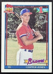1991 Topps – Chipper Jones #333 Operation Desert Shield (RC)