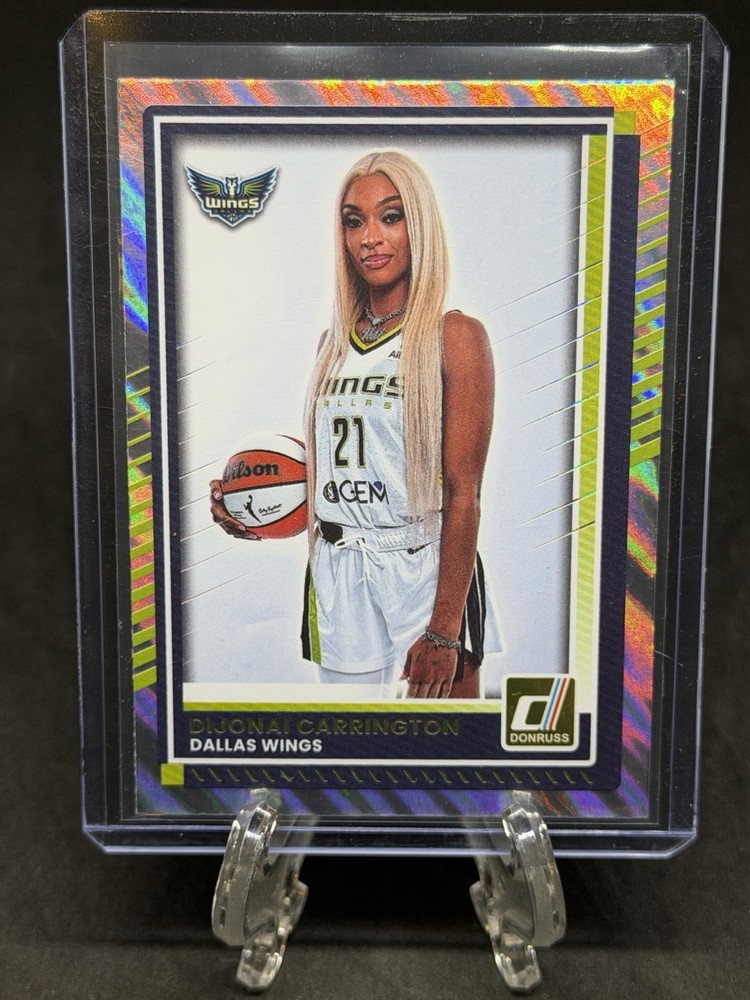 2025 Donruss WNBA – Rated Rookie – Holo Laser – Dijonai Carrington #27 (RC) 🔥🔥