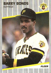 1989 Fleer #202 Barry Bonds Pittsburgh Pirates