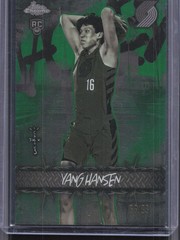 2025-26 Topps Chrome Cactus Jack #JU-9 Yang Hansen Jacked Up Green #/99
