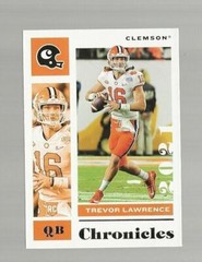 V12) 2021 Panini Chronicles Trevor Lawrence RC Rookie Card Jacksonville Jaguars