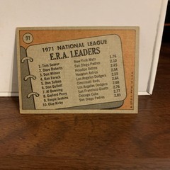 1972 Topps – League Leaders Tom Seaver, Dave Roberts, Don Wilson #91