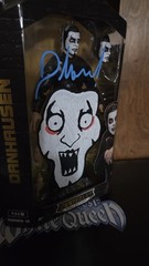 AEW Unrivaled DANHAUSEN Signed Figure with Art Sketch Drawn by Danhausen WWE