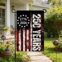 250th Anniversary USA Garden Flag 1776-2026 We the People 12×18 inches, D