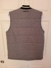 Chicago Blackhawks Vest Mitchell & Ness Gray Grey Mens Large NWT