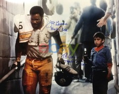 Mean Joe Greene Autographed Pittsburgh Steelers 8X10 PHOTO Man Cave Coke reprint