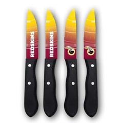 Washington Redskins Steak Knife Set – 4 Pack [NEW] NFL Chef Kitchen Knives