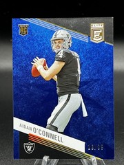2023 Donruss Elite #101 Aidan O&rsquo;Connell Blue 16/99 SP RC Rookie Raiders