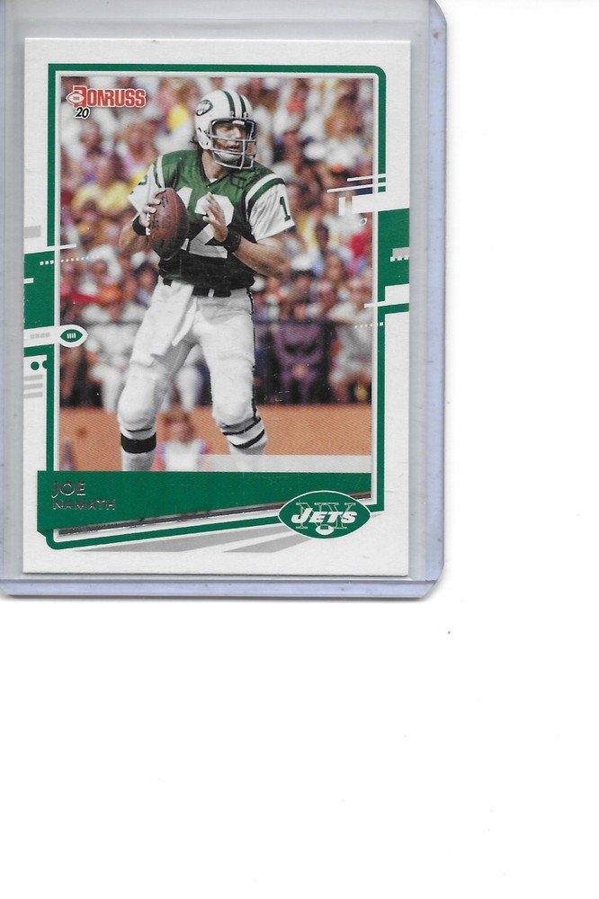 2020 Donruss Joe Namath New York Jets Football Card #195