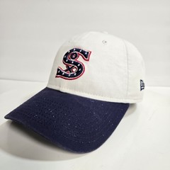 Chicago White Sox 1917 Logo New Era 9Twenty Hat White Navy Blue Strap Back