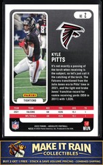 Kyle Pitts 2022 Panini Absolute #2 Atlanta Falcons Football