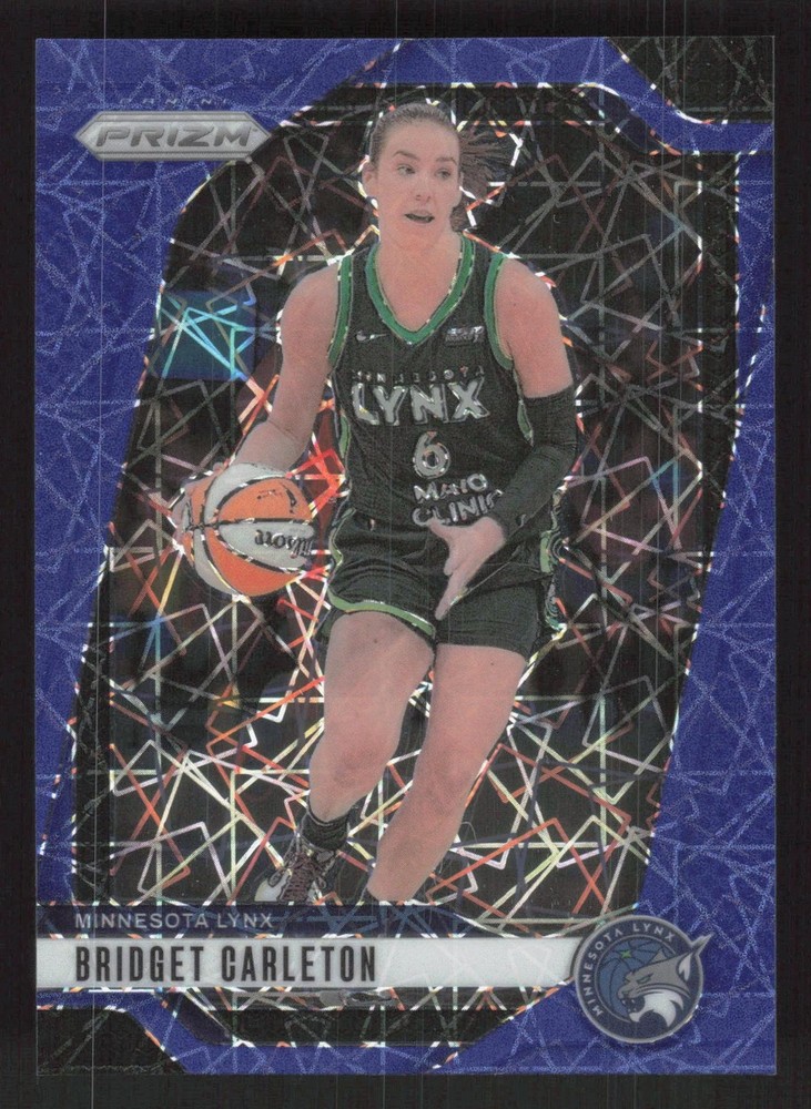 2024 Panini Prizm WNBA 138 Bridget Carleton Blue Velocity Prizms