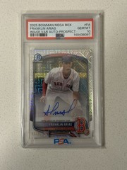 2025 Bowman Chrome Prospect Image Variation Auto Franklin Arias #CPA-FA 13/25