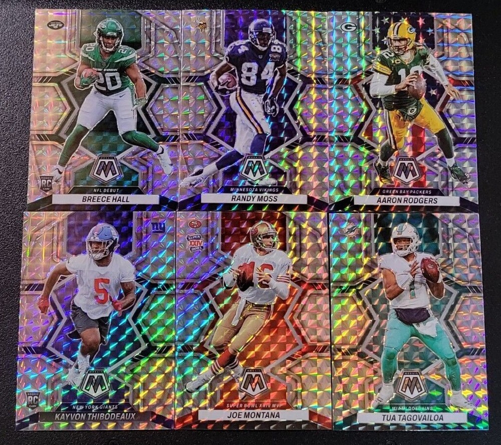2022 Mosaic Football Silver MOSAIC PRIZMS with Rookies You Pick the Card