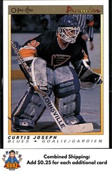 Curtis Joseph RC 1990-91 O-Pee-Chee Premier #51 St. Louis Blues