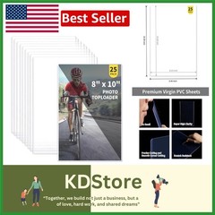 Versatile 25-Pack 8×10 Photo Holders – Toploaders for Art Protection
