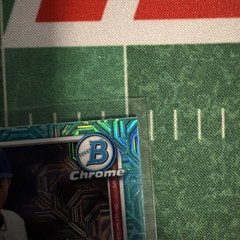 2025 Topps Bowman Chrome Aqua Mojo #76 Yoshinobu Yamamoto /299 Dodgers QI95