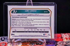 2026 Bowman Chrome Jamie Arnold Gold Refractor 01/50 eBay 1/1 Athletics BCP-112