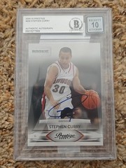 2009-2010 Prestige Stephen Curry On Card Auto