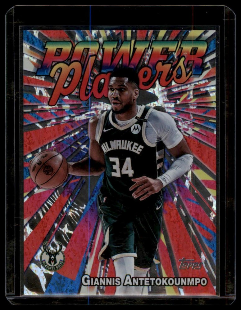 2025-26 Topps #PP-1 Giannis Antetokounmpo Power Players Holo Foil