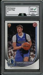 2025-26 Bowman Basketball Cooper Flagg Rookie Graded 10 Gem Mint 💎 RC #1