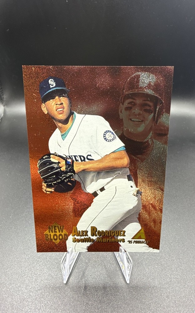 1995 Pinnacle – New Blood Alex Rodriguez #NB1