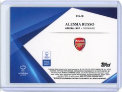 2024-25 TOPPS CHROME UEFA WOMEN&rsquo;S SAPPHIRE INFINITE ALESSIA RUSSO #9