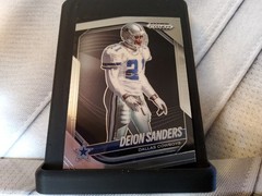2025 Panini Prizm Black Football Deion Sanders #37 Dallas Cowboys NM