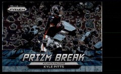 2022 Panini Prizm #PB-4 Kyle Pitts Prizm Break