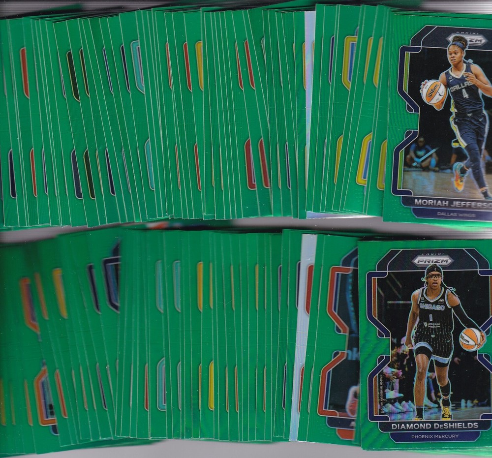 2022 Panini Prizm WNBA Basketball GREEN SILVER PRIZM REFRACTOR YOU PICK-CHOOSE