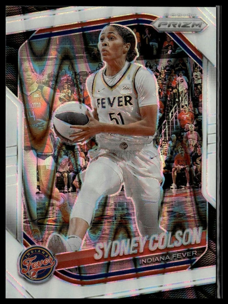 2025 Panini Prizm WNBA #1 Sydney Colson White Seismic Prizms Free Ship 061926