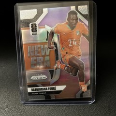 2026 Prizm FIFA World Cup BAZOUMANA TOURE New Era Silver No. 10 Ivory Coast RC