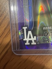 2025 Topps Chrome Update Series – Rookie Debut Dalton Rushing #USC151 Purple