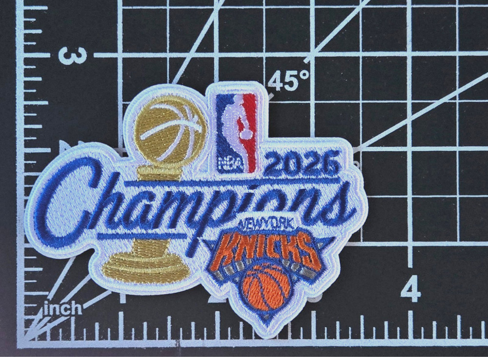 New York Knicks 2026 NBA Champions Iron On Embroidered Patch~ Free Tracking!